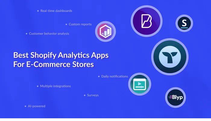 thhe picture have best shopify analytics apps written